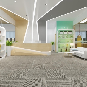 现代跆拳道馆3D模型下载